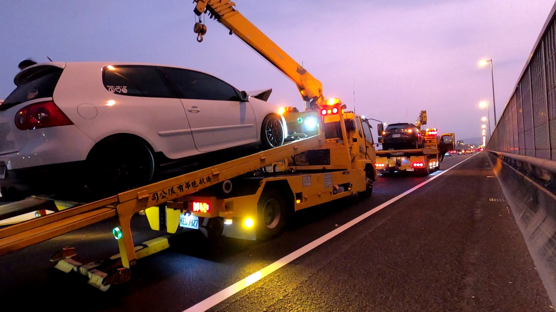 Image of the Road Savior founder developing the app.