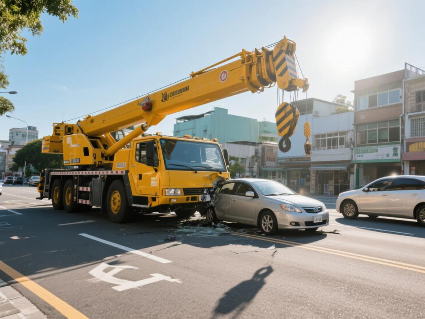 Braking Distance is No Joke! Understanding the Real Difficulties of Large Vehicle Drivers from a Threads Crane Collision Video