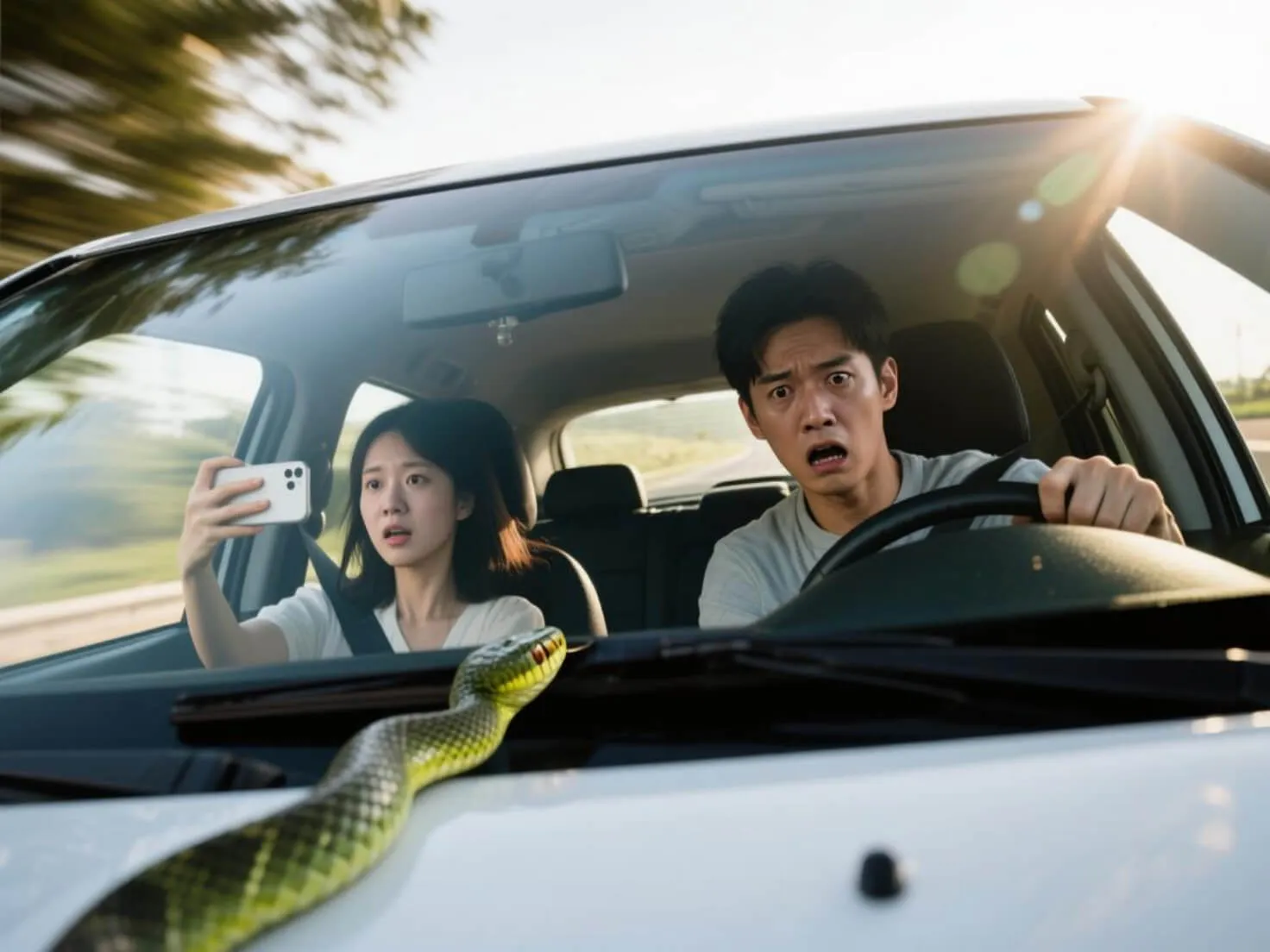 Snake 'Grows' from Hood on Highway! Terrified Driver Seeks Fire Dept. Help, 4 Must-Know Snake-Proofing Tips