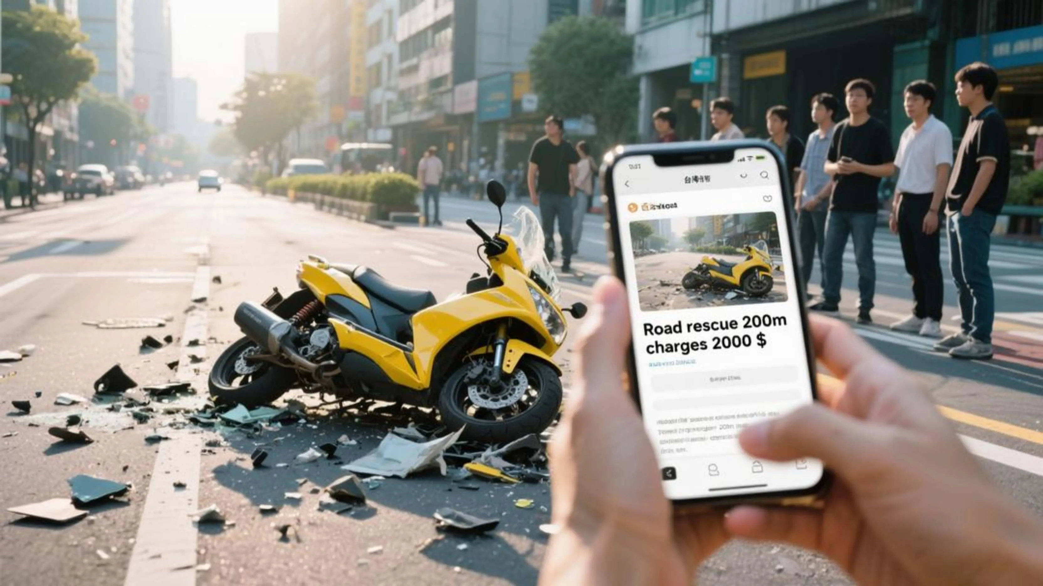 Roadside assistance for 200 meters costs $2000? Car owner posts angrily, internet divided!